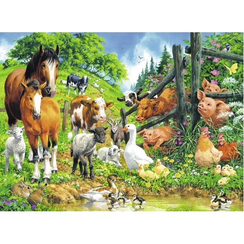 Ravensburger - Animal Get Together Puzzle 100pc 