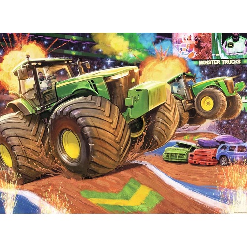 Ravensburger - John Deere Big Wheels Puzzle 100pc