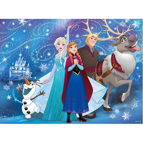 Ravensburger - Disney Frozen Glittery Snow Puzzle 100pc