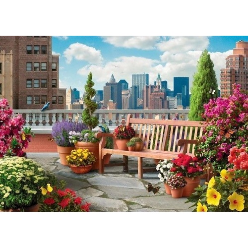 Ravensburger - Rooftop Garden Large Format Puzzle 500pc