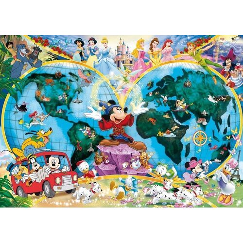 Ravensburger - Disney World Map Puzzle 1000pc