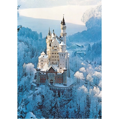 Ravensburger - Neuschwanstein Castle in Winter Puzzle 1500pc