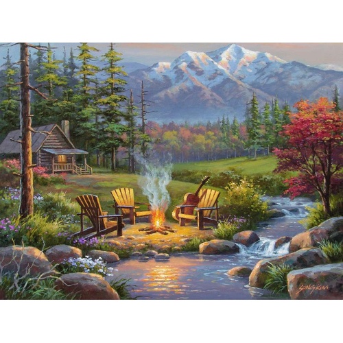 Ravensburger - Riverside Livingroom Large Format Puzzle 750pc