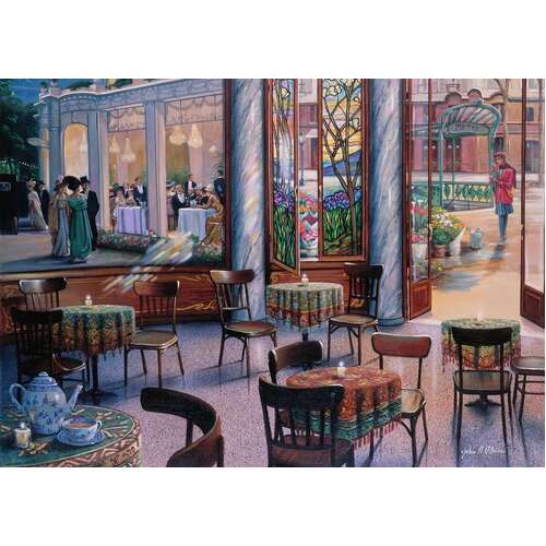 Ravensburger - A Cafe Visit Puzzle 1000pc