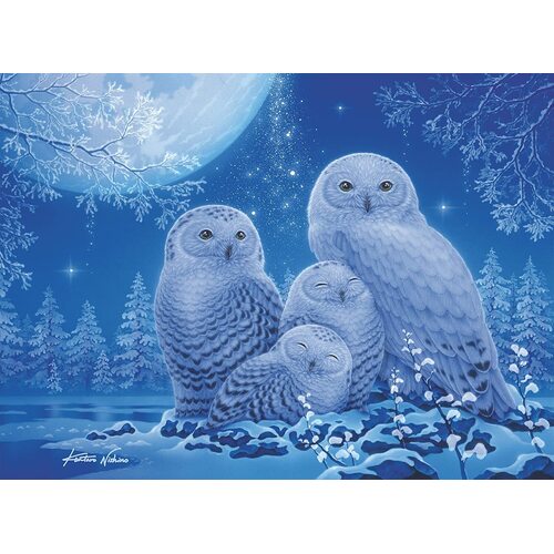Ravensburger - Owls in the Moonlight Starline Puzzle 500pc