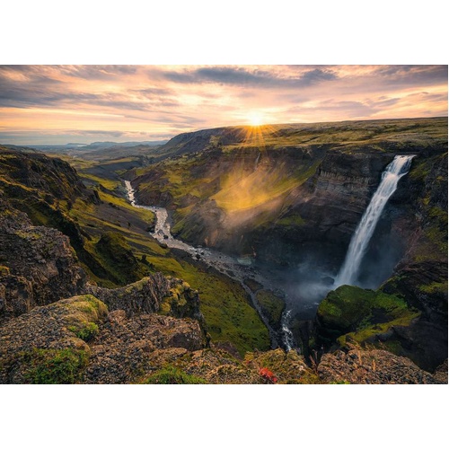 Ravensburger - Haifoss Waterfall, Iceland Puzzle 1000pc