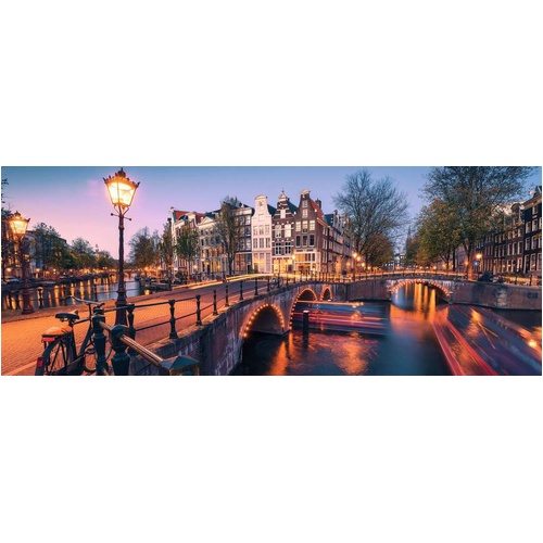 Ravensburger - Evening in Amsterdam Panorama Puzzle 1000pc