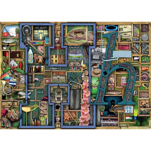 Ravensburger - Colin Thompson Awesome Alphabet H Puzzle 1000pc