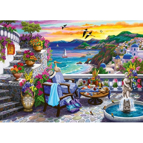 Ravensburger - Santorini Sunset Large Format Puzzle 300pc