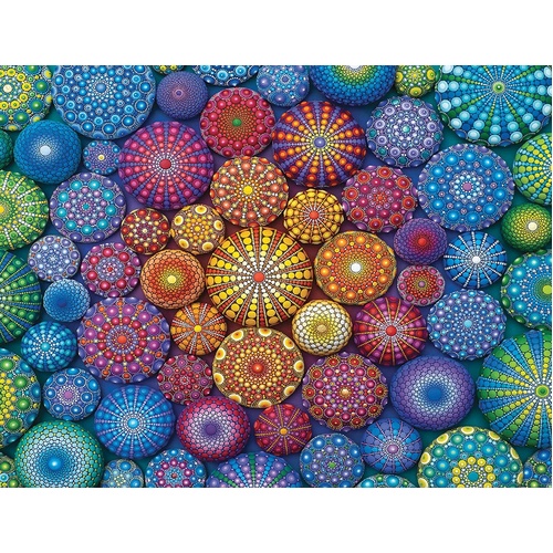 Ravensburger - Radiating Rainbow Mandalas Puzzle 2000pc