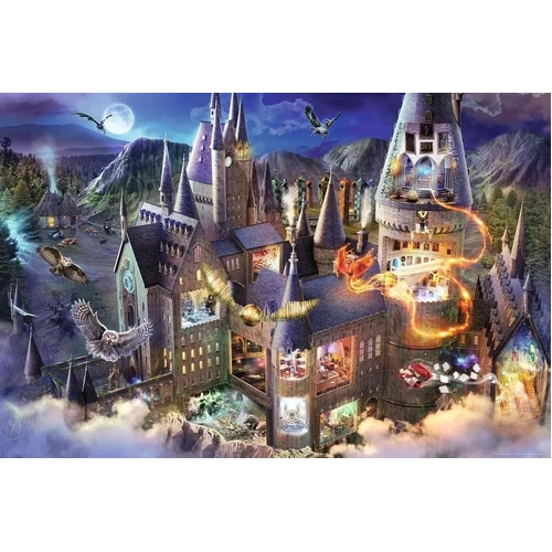 Ravensburger - Hogwarts Castle Cutaway Puzzle 3000pc