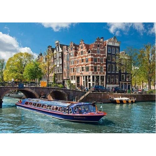 Ravensburger - Canal Tour in Amsterdam Puzzle 1000pc