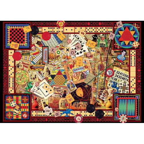 Ravensburger - Vintage Games Puzzle 1000pc