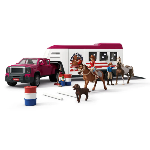 Schleich - Ute with Trailer 42705
