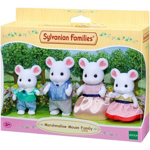 Sylvanian Families - Marshmallow Mouse Family