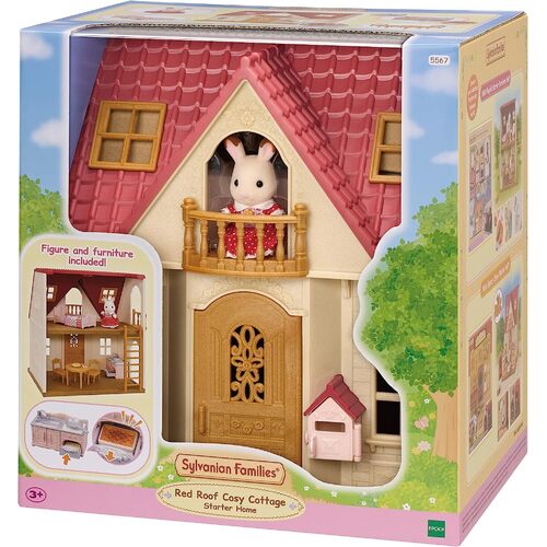 Sylvanian Families - Red Roof Cosy Cottage Starter Home