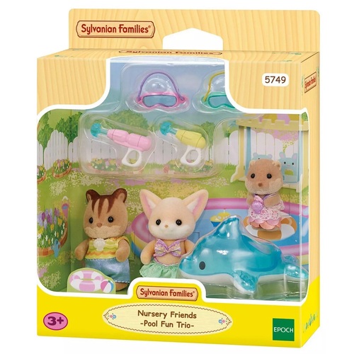 Sylvanian Families - Nursery Friends - Pool Fun Trio