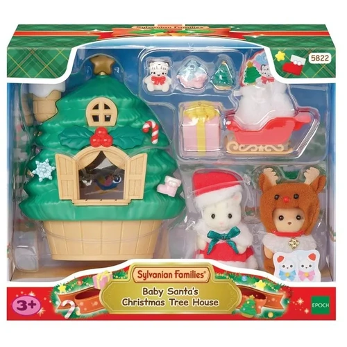 Sylvanian Families - Baby Santa's Christmas Tree House