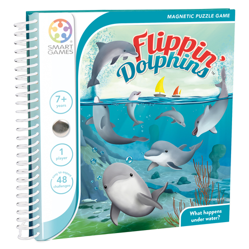 Smart Games - Flippin' Dolphins Magnetic Travel Game