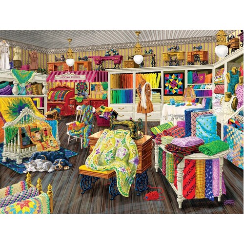 Sunsout - Sewing Store Companions Puzzle 500pc