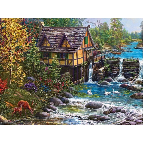 Sunsout - Mill By The Stream Puzzle 1000pc