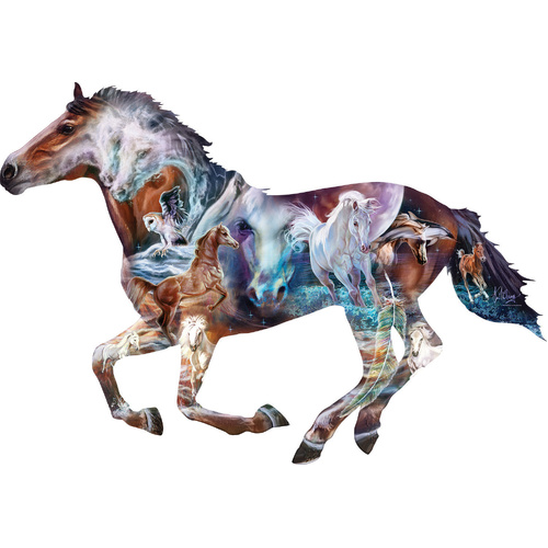 Sunsout - The Mystery of the Horse Puzzle 800pc