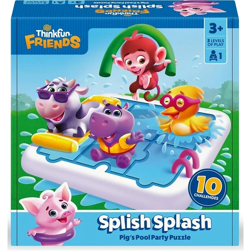 ThinkFun - Friends: Splish Splash Pig's Pool Party Puzzle