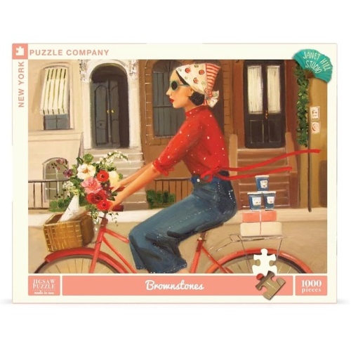 New York Puzzle Company - Brownstones Puzzle 1000pc