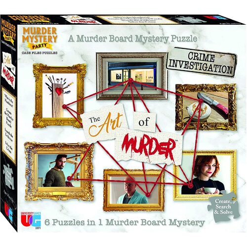 UGames - Murder Mystery Party Case File Puzzle - Art of Murder
